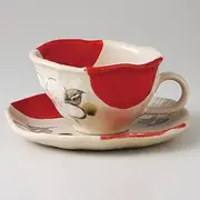 Akatsuki Coffee C/S (7.8 fl oz (220 cc), 13.8 oz (390 g), Japanese Style Coffee C/S, Cafe, Restaurant, Ryokan, Japanese Tableware, Restaurant, Commercial Use, for Guests