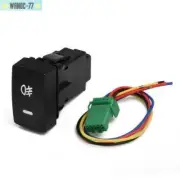 5-Pin For Honda Civic Accord CRV LED Car Push Button Fog Light Switch&Wire Black (for: Honda Civic)