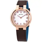 Bulova 97P131 Rubaiyat Collection Legendary Heritage Diamond Watch $575 ~ NEW