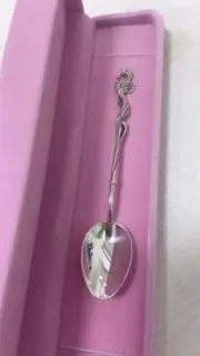 Teaspoon Sandara made of 925 silver 5.1 in