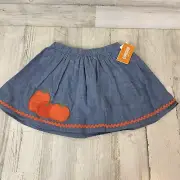Gymboree Pumpkin Applique Skirt/ Skort Sz 5t Fall 2023 Pumpkin Patch Collection