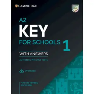 【華泰劍橋】劍橋英檢 A2 Key for Schools (KET) 題本考衝特惠組 華泰文化 hwataibooks