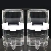 Water Drinker Bird Feeder 2 Pcs 200ml Drinking Fountain For Small Birds