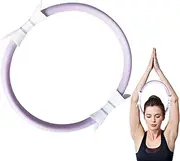 Yoga Ring Pilates | 14.96 Inches Pilates Hoop Resistance Fitness Ring | Toning Yoga Accessories Non-Slip Exercise Equipment for Training & Legs