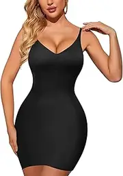 [Wzmzjy] Shapewear Slip for Women under Dress Breathable Trainer Body Shaperwear for Ladies Beach Low Back Skirts