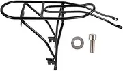 Bicycle Rear Rack Back Tail Rear Bike Cargo Mount Rear Bikes Racks Rear Bike Rack Steel Bicycle Rear Seat Frame Bicycles Rear Saddle Thickened Shelf Aluminum Alloy Black