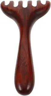 Anneome Wooden Foot Acupoint Massager Comb Creative Long Handle Massage Tool Practical Wooden Craft for Family Use Smooth Finish for Comfortable Touch for Relaxation and Relief