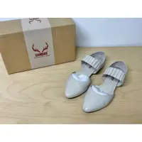 在飛比找蝦皮購物優惠-24.5號｜sambar shoes 水鹿 簡約真皮手工女涼