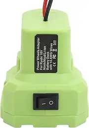 Battery Adapter Converter Dock Power Connector 14AWG with Switch for Ryobi P108 P107 P102 P103, Compatible with 18V Lithium Ion Battery, RC Toys and Robots DIY