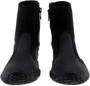5mm Neoprene Zippered Boots for Scuba Diving and Water Activities - US Size 10