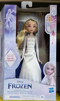 在飛比找Yahoo!奇摩拍賣優惠-Disney Frozen迪士尼冰雪奇緣 艾莎皇后唱歌娃娃 