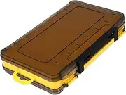 BESPORTBLE Fishing Bait Storage Box Double Sided Fishing Tackle Case for Freshwater Gear Organization Durable with Dividers for Hooks and Baits for Outdoor Enthusiasts