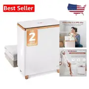 Large Capacity Hot Towel Warmer for Cozy Baths - Includes Fragrance Tablet
