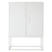 [James Lane] Havasa Bar Cabinet White