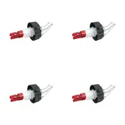4PK Barcraft 25ml Shot Measure Pourer & Drinks/Liquor Bottle Dispenser/Stopper