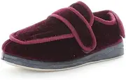 [Panda] Ladies Slippers Bliss Elisa Adjustable Slipper Navy Burgundy New Size 5-10 Burgundy 8