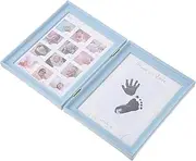 Abaodam Newborn Growth Memories Photo Frame Desktop Picture Holder Creative Design for Home Decoration present to Record Precious Moments