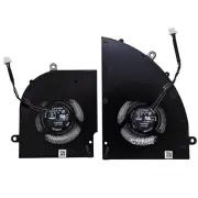 For MSI MS-15CK Delta 15 A5EFK Laptop AMD CPU with GPU Cooling Fan