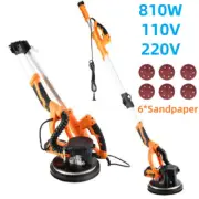 5-Speed Variable 6*Sanding Discs 810W Foldable Polishing Machine Sander Drywall
