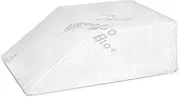 STARRY EUCALYPT Leg Elevation Pillow Memory Foam, Leg Elevation Lift Rest with Removable Bamboo Cover, Reading Back Support Pillow, Oeko-Tex Certified Sleeping Bed Wedge Pillow Cushion, Bamboo