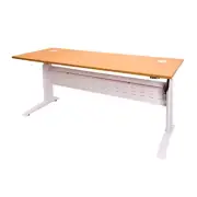 Electric Workstation Beech And White Satin 1200Mm