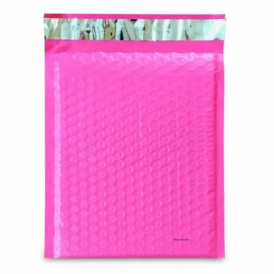 400 #2 PINK Poly Bubble Mailers Envelopes Padded Mailer Shipping Bags 8.5x12
