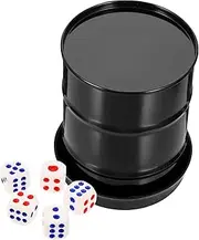 TOBBOMEY Dice Cups Oil Drum Shape Plastic Dice Holder Entertainment Bar Supplies