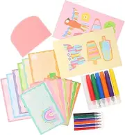 Scratch Painting Paper for Boys and Girls Diy Scratch Paint Art Set Creative Activity