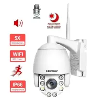 5MP HD PTZ Auto Tracking WiFi Camera AI Humanoid Detection Outdoor IP Camera -US