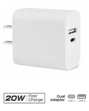 Phunkee Tree Dual USB-C + USB-A Fast Charge Adapter