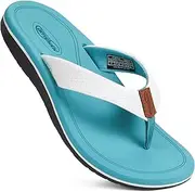 [AEROTHOTIC] Flip Flops Arch Support Womens – Slip On Recovery Plantar Fasciitis Relief Orthotic Slippers – Lightweight Thong Cushioning Sandals Women – Indoor Outdoor Beach Yoga Mat Footbed Footwear