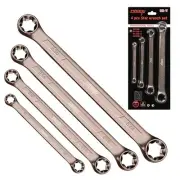 2025 Upgraded 4-Piece E-Torx Wrench Set, Double Box End Wrench Set, CR-V Stee...