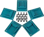 5 Packs Tool Holder Dock Mount for Makita 18V Li-ion Drill Tools Holder, Hanger(lot of 5,Cyan-Blue)