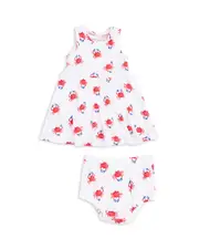 Angel Dear Girls' Crabby Cuties Tank Dress & Bloomer Set - Baby