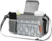 Stroller Bag,H HOME-MART Universal Baby Stroller Organizer with Strap, Stroll...