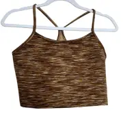 OFFLINE by Aerie the Hugger Ombre Racerback Sports Bra - Brown NWT Medium