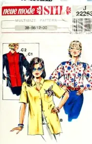 U PICK! Burda TOP TUNIC or JACKET Sew Pattern ~ UC