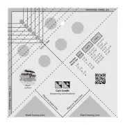 Creative Grids - Cats Cradle Tool - Quilt Ruler - 7In X 7In