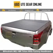 Clip On Ute Tonneau Cover fits Mitsubishi MQ / MR Triton With Headboard (for: Mitsubishi)