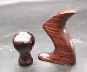 Custom East Indian Rosewood Tote & Knob for Lie Nielsen No 2 Hand Plane