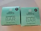 SET OF 2 Shampoo Bar Plant Based Vegan Natural Shine Daily Concepts 3.24 oz NIB