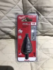 NEW IN PACKAGE Milwaukee (48-89-9212) #12-Step Drill Bit 7/8 - 13/8 SHIPS FREE