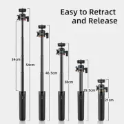 54CM Tripod Extension Rod with Gimbal Base Bracket Part for Osmo Pocket 3