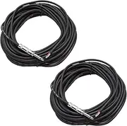 Seismic Audio QRW50Pair 50-Feet Raw Wire to 1/4-Inch Speaker Cable 16 Guage PA/DJ/Home Audio