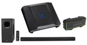 ALPINE R-A75M 750w RMS Mono Car Audio Amplifier+Home Soundbar+Bluetooth Speaker