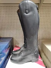 Devon Aire #648 Weston Leather Field Boots Ladies 9/40 New With Tags In Box.