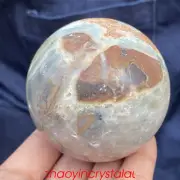 0.94LB Natural amazonite ball quartz crystal sphere 67mm reiki healing XQ901