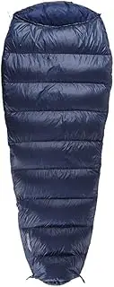 Sleeping Bag Blue/Red Mummy Splicing Single Ultra Light Waterproof Goose Down Winter Sleeping Bag