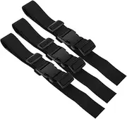 Zerodeko 3pcs High Chair Straps Replacement Harness Belt Point Waist Strap Fit for Pushchair Stroller High Chair Easy to Adjust Fastening for Home Travel Use