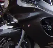 R&G Racing Black Aero Crash Protectors | Triumph Tiger 955 2002